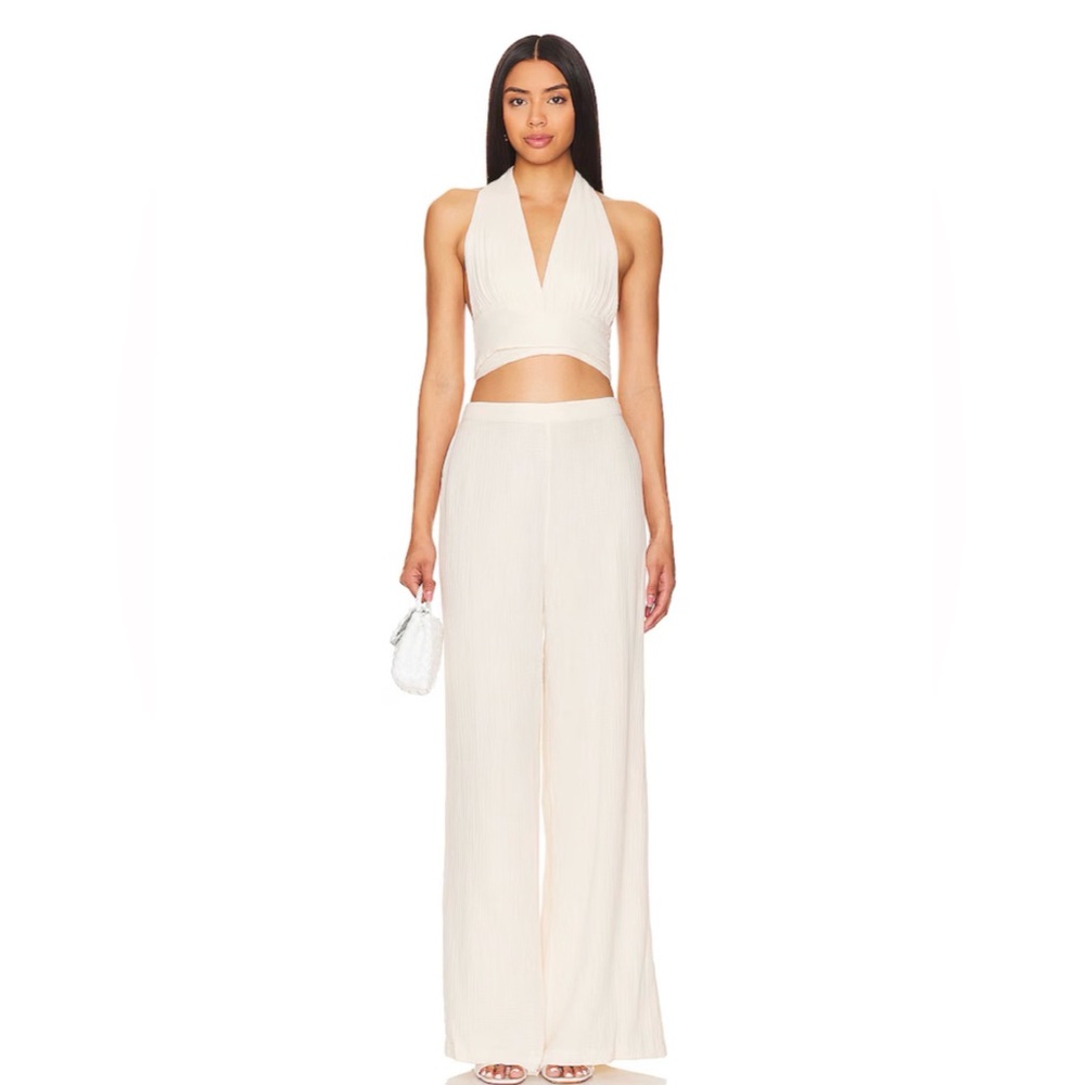 NWT L Space Revolve Santos Pant Wide Leg in Tapioca size Small